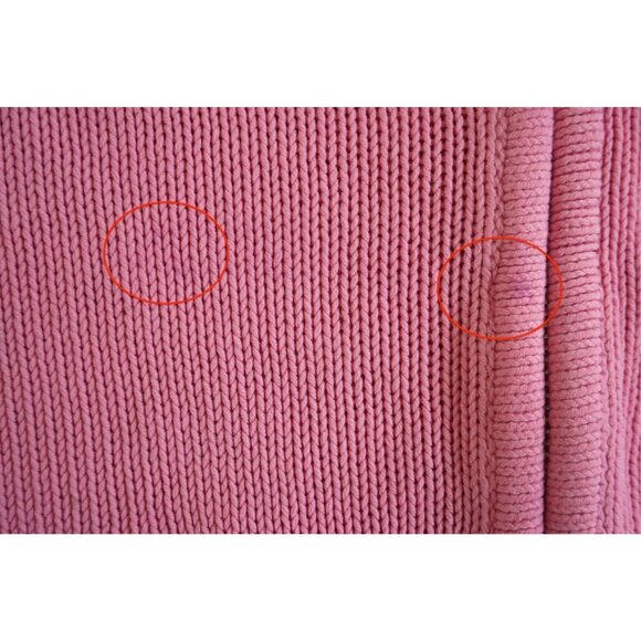 Gap Kids Pink Hooded Zip-Up Waffle-Knit Cardigan Sweater - Size XS (4) - Picture 4 of 6